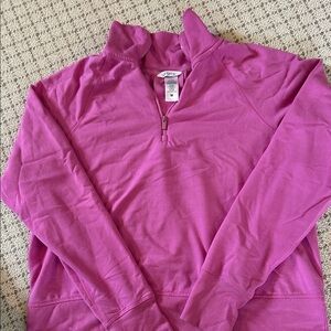 Jockey Pink Quarter-Zip Top